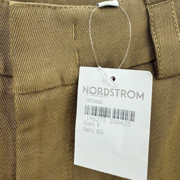 Vince High-Waist Washed Casual Pant Regular Fit Tapenade Women's Size 8 NWT - Picture 12 of 12